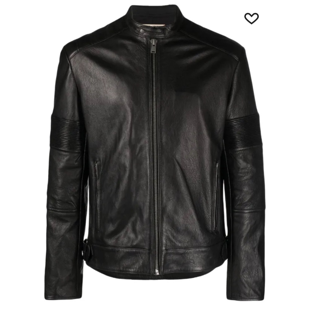 Zadig&Voltaire
Lean zip-up leather biker jacket-Unisex-size Small